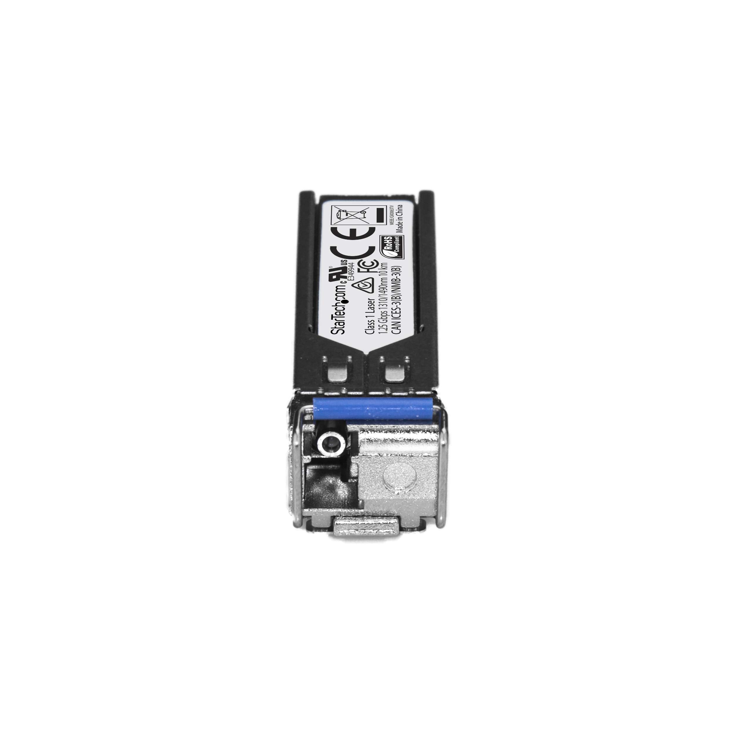 StarTech.com Juniper SFP GE10KT13R15 Compatible SFP Module   1000BASE BX U   1 Gigabit Ethernet BiDi Fiber Single Strand SFP   LC 10km (SFPGE10KT3R5)